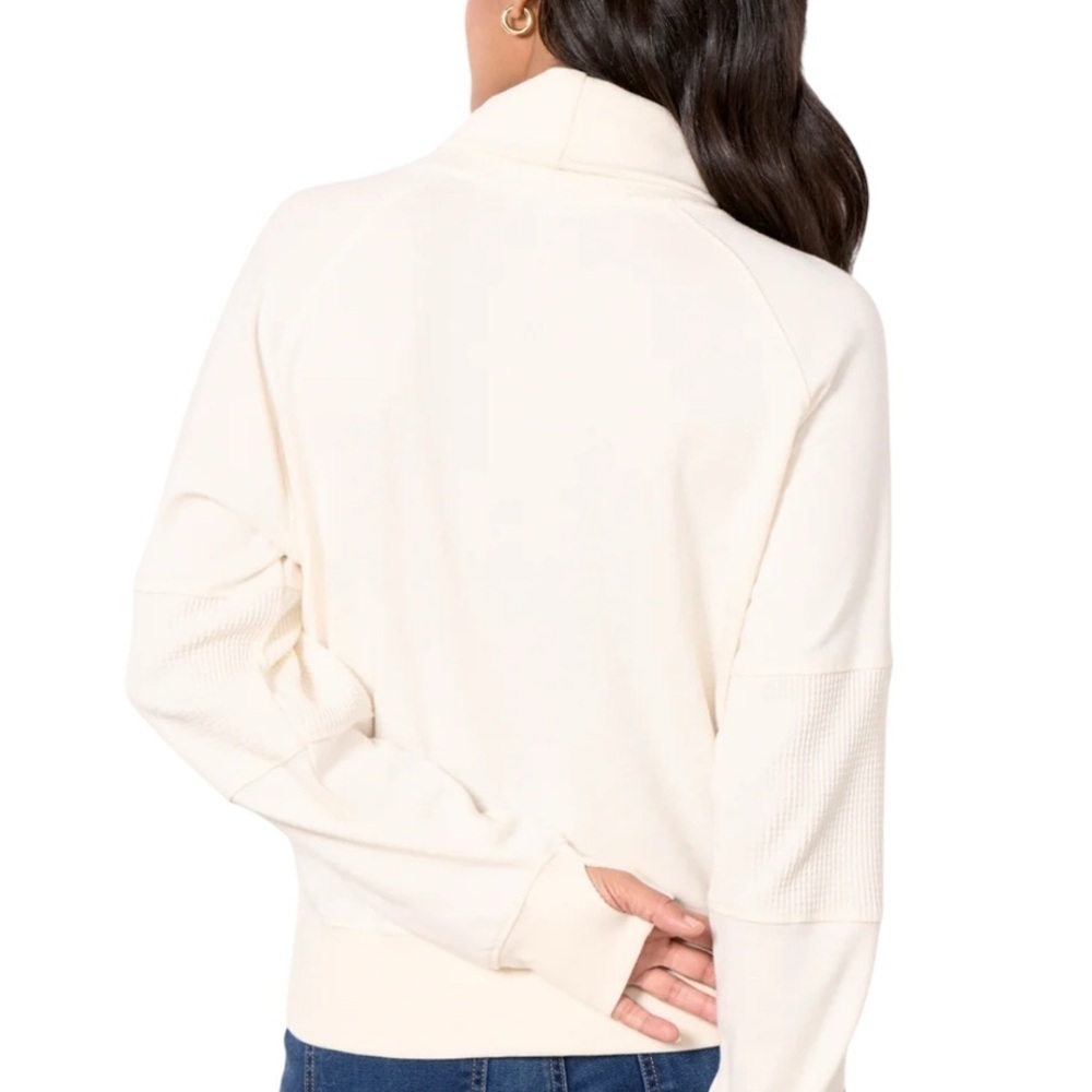 NWT Evereve Kassandra thermal mix sweatshirt - Picture 4 of 9
